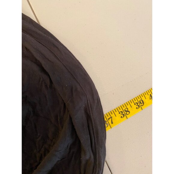 Lia kes New York Metal Rebel Dress Black Super Long Sequined Sleeves Large - Picture 6 of 10